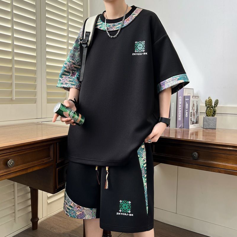 Summer Clothing For Teens - 2026 New Men's M-6XL Oversized Sets