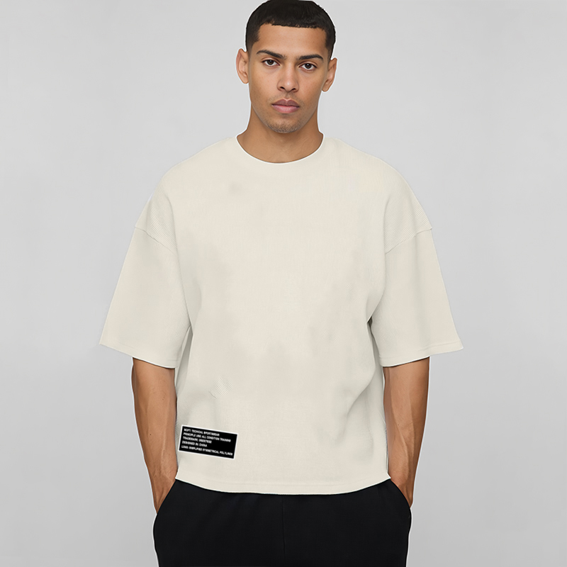 Oversized Boxy Fit Dropped Sho - Summer Clothing Drop recension och pris