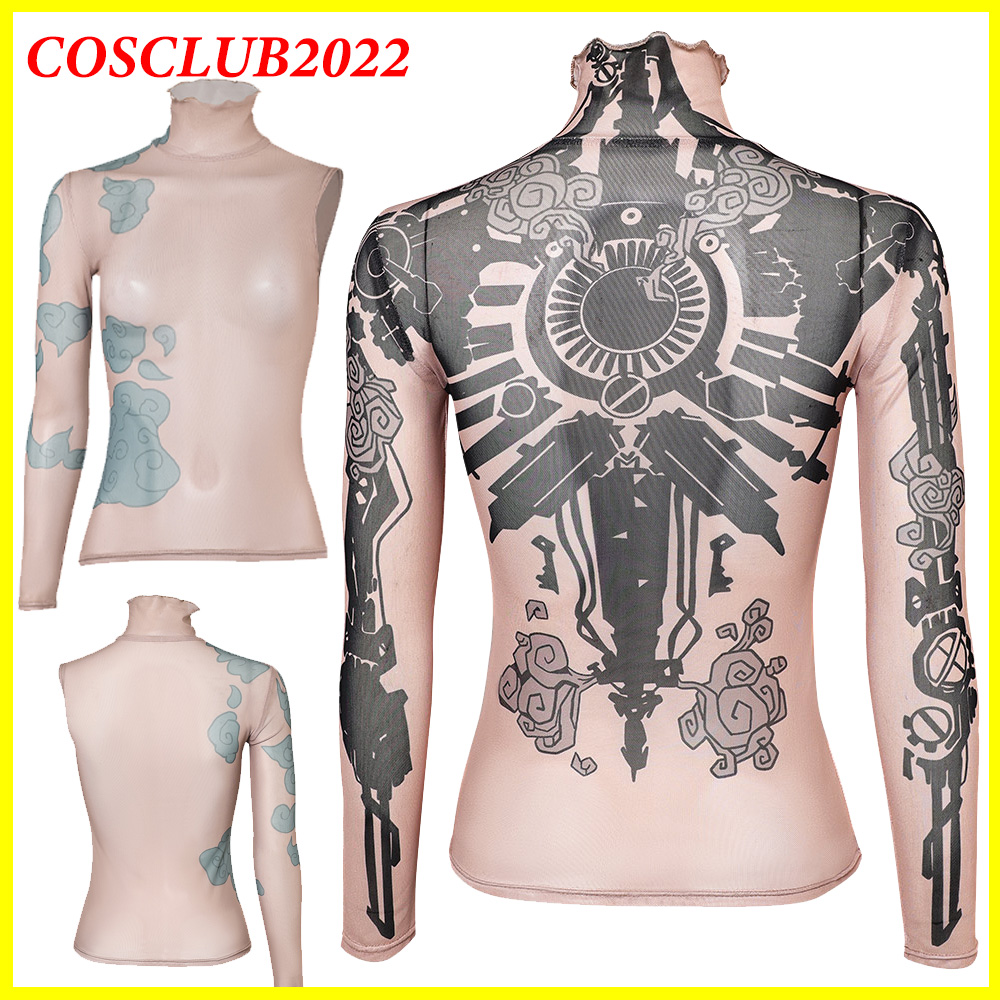Women Arcane Jinx Cosplay Shir - Summer Clothing Cheap recension och pris