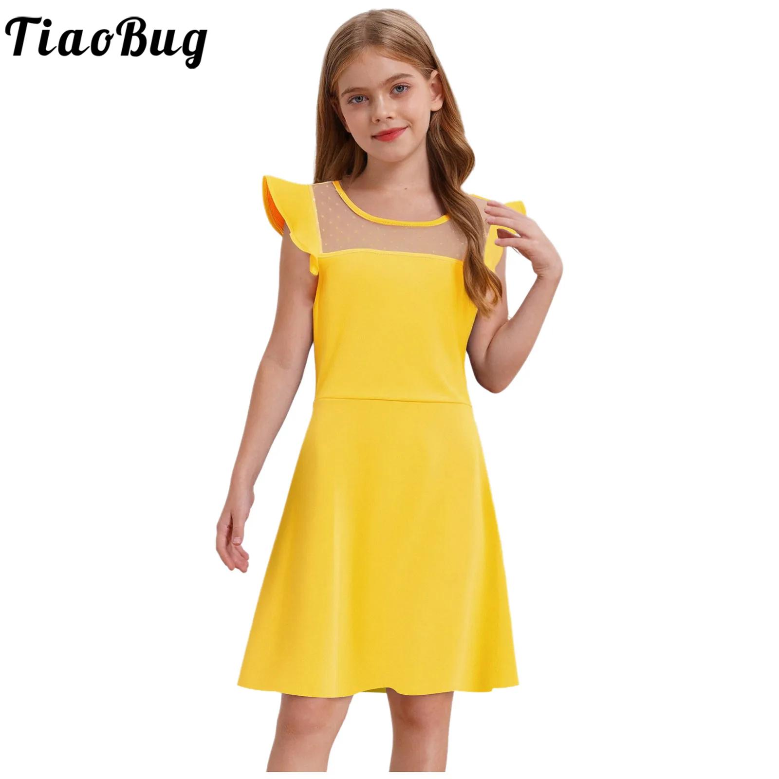 Teen Girls Summer Dress Ruffle - Summer Clothing For Teens recension och pris