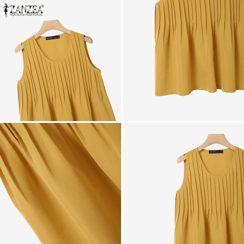 ZANZEA Plus Size 5XL Woman Pin - Summer Clothing Plus recension och pris
