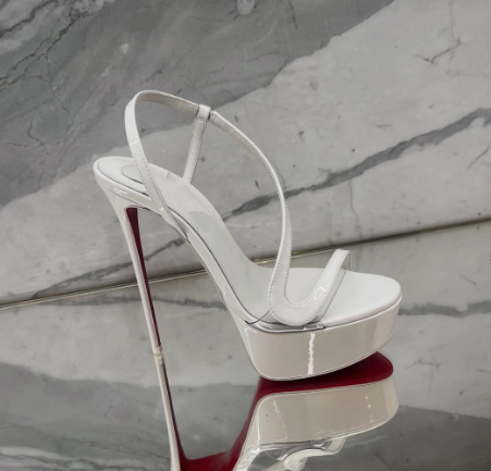 Metallic Leather Platform Stil - Summer Clothing Elegant recension och pris
