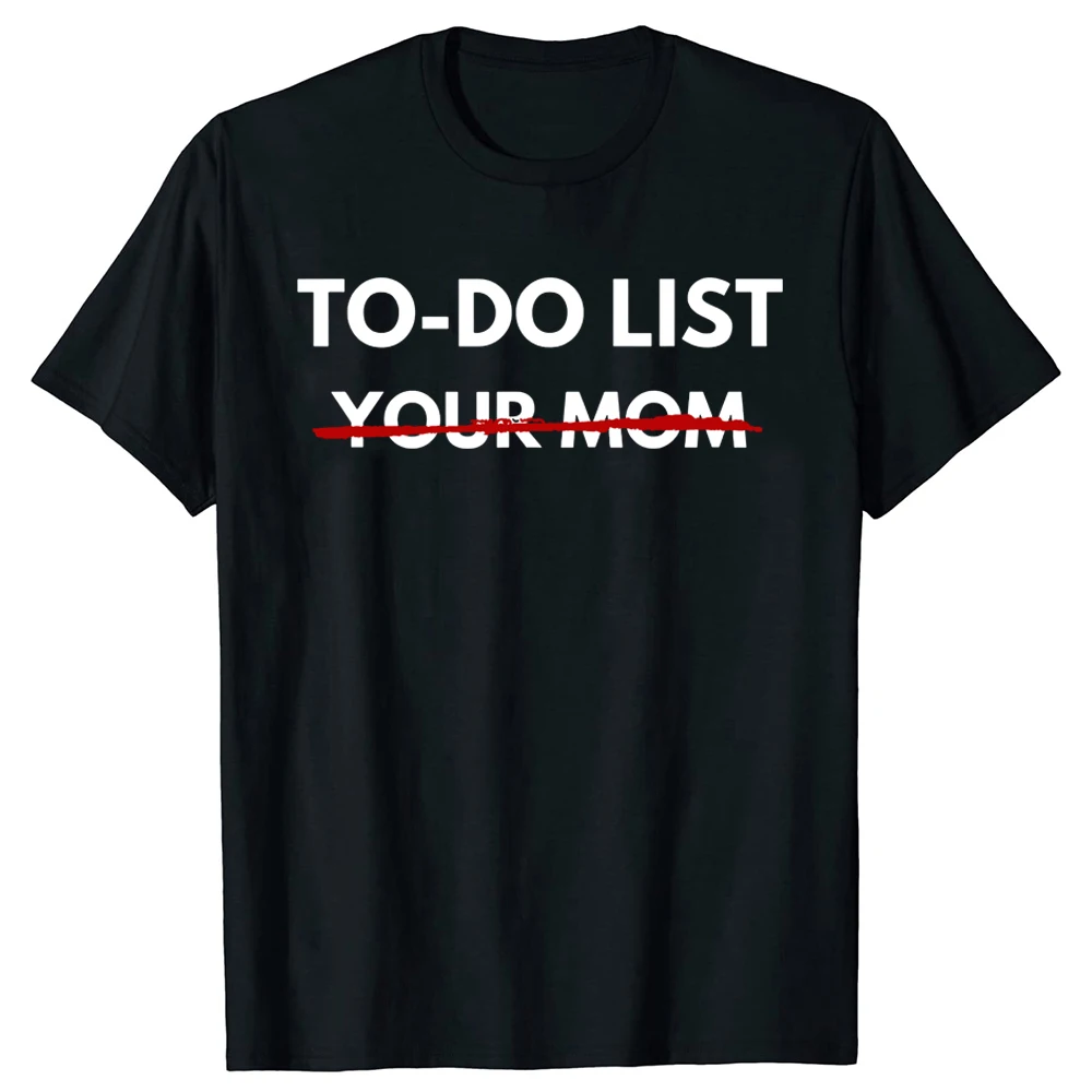 Funny Do List Your Mom T Shirt - Summer Clothing List recension och pris