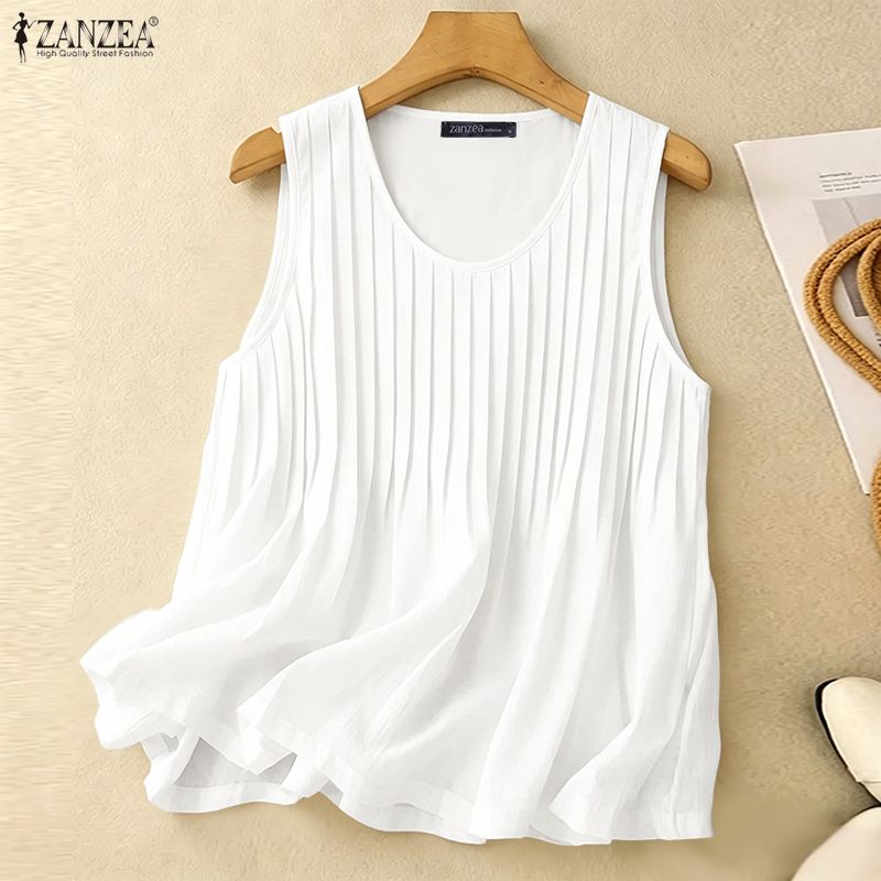 ZANZEA Woman Summer Pintuck Ta - Summer Clothing Plus recension och pris