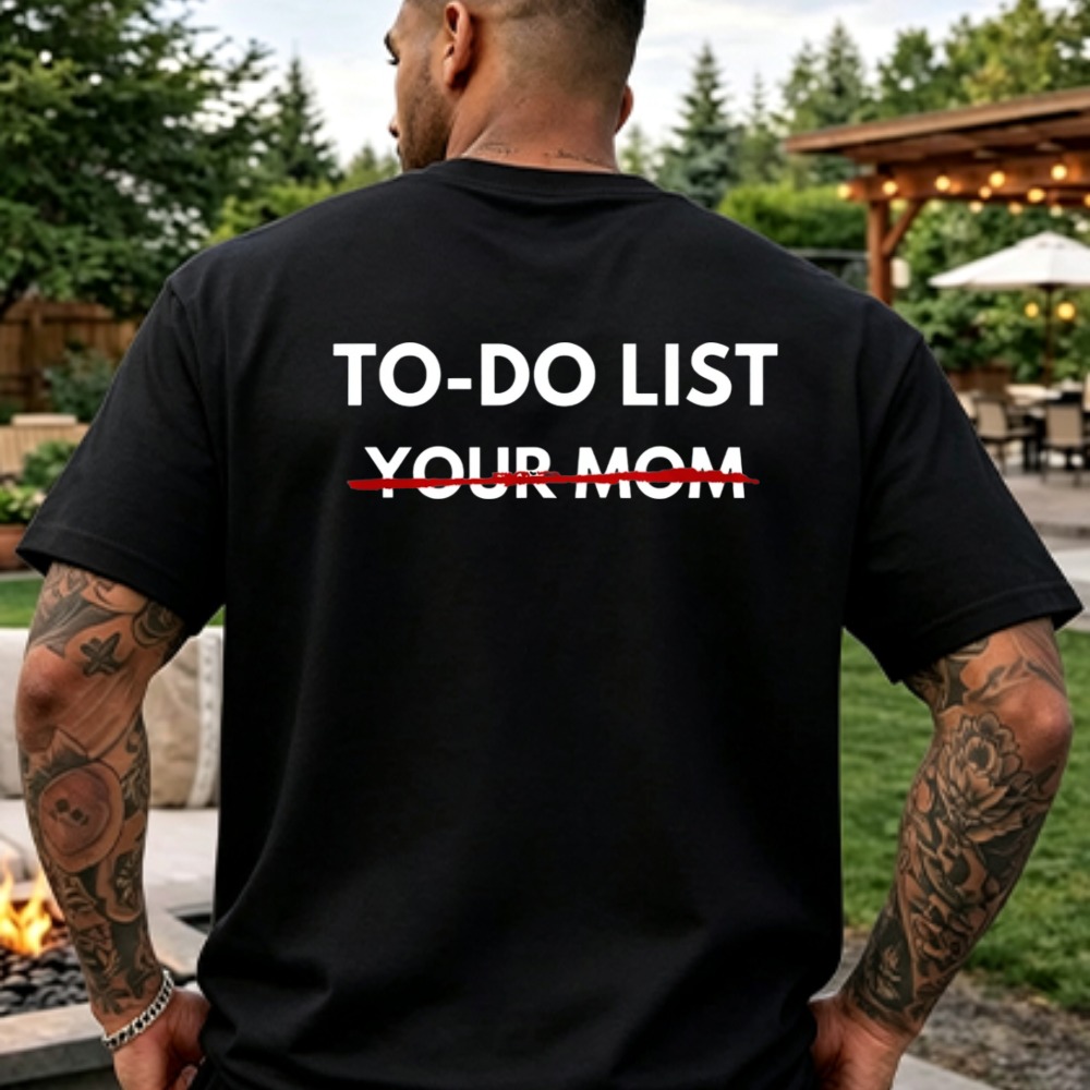 Funny To Do List Your Mom T Sh - Summer Clothing List recension och pris