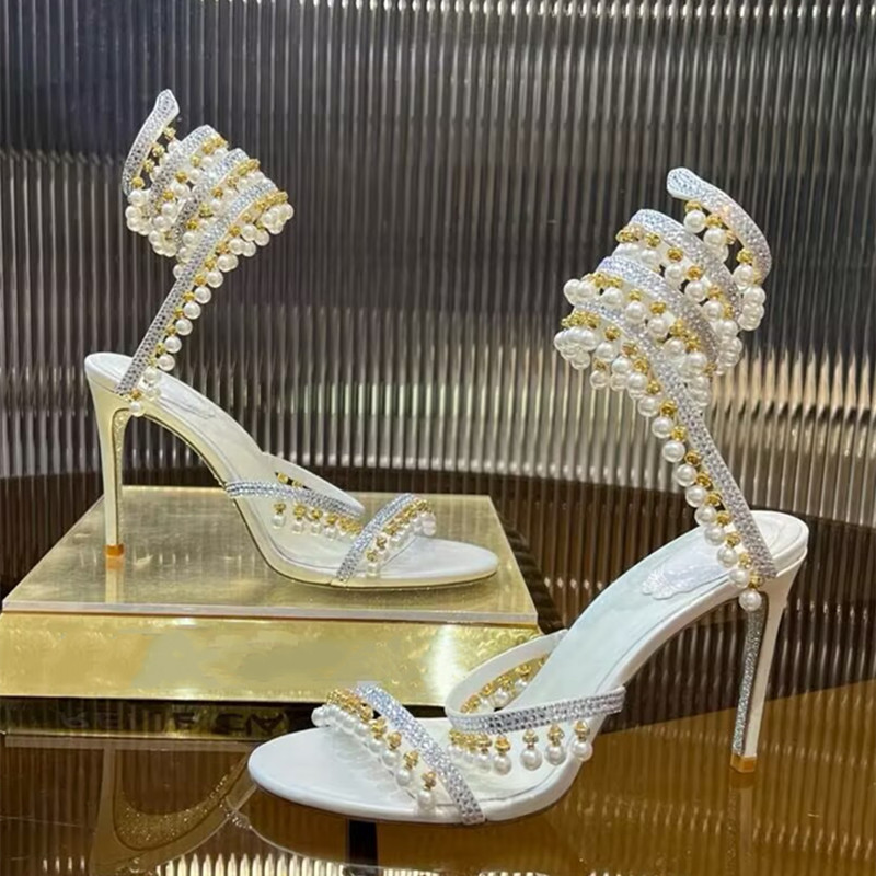 Luxury Rhinestones Pearls Tass - Summer Clothing Elegant recension och pris