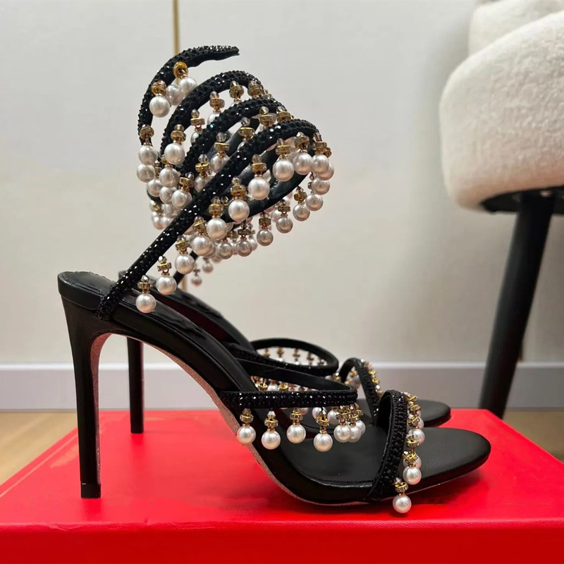 Luxury Rhinestones Pearls Tass - Summer Clothing Elegant recension och pris