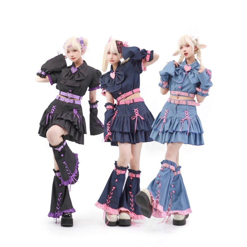 2024 Denim Sweetheart Y2k Set  - Summer Clothing Women Sale recension och pris