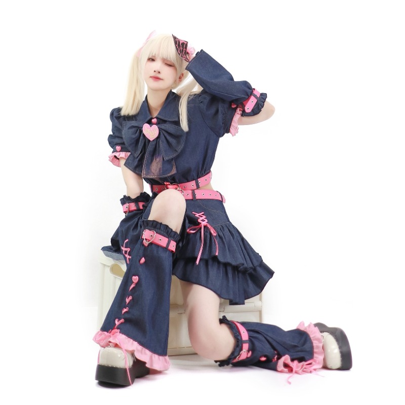 2024 Denim Sweetheart Y2k Set  - Summer Clothing Women Sale recension och pris