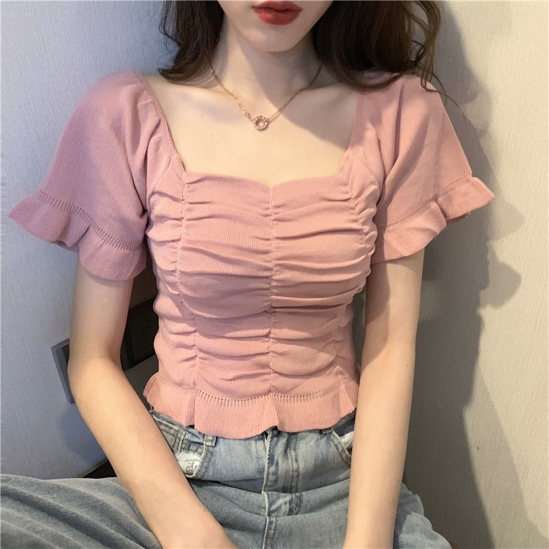 Knitted Fashion Blouse Woman R - Summer Clothing For Teens recension och pris