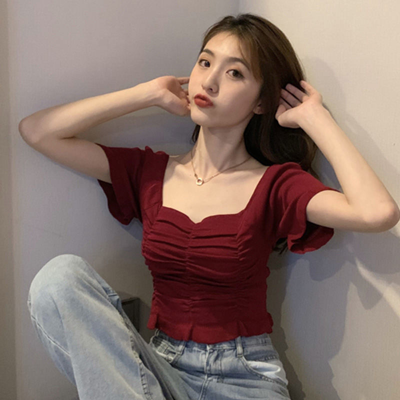 Knitted Fashion Blouse Woman R - Summer Clothing For Teens recension och pris