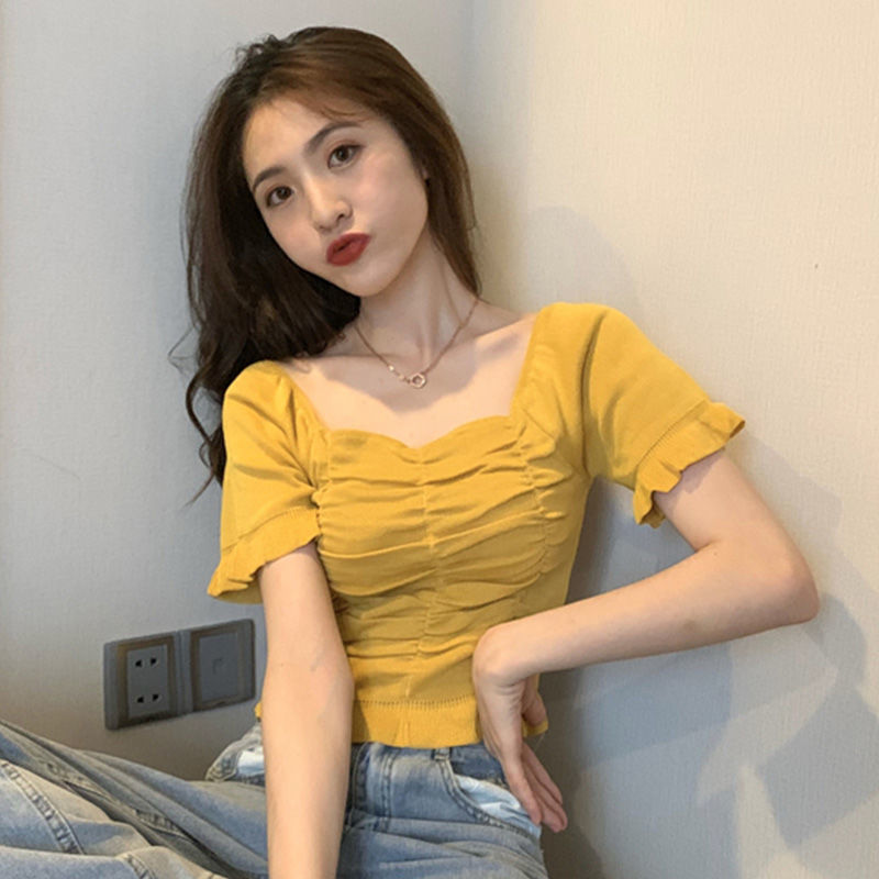 Knitted Fashion Blouse Woman R - Summer Clothing For Teens recension och pris