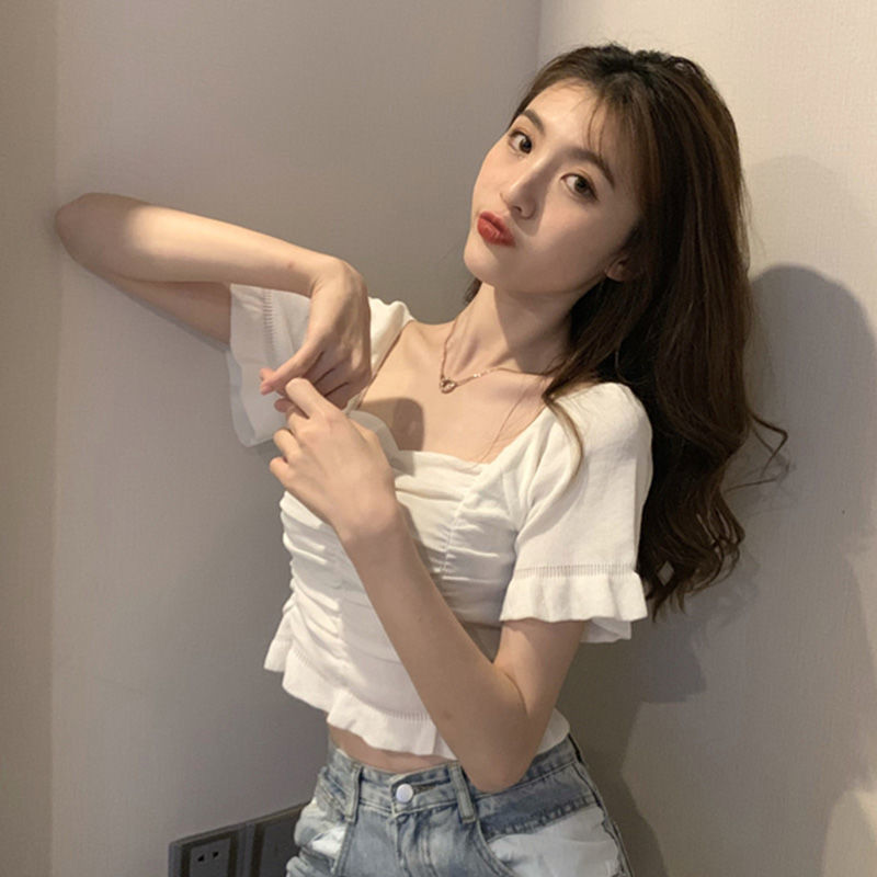 Knitted Fashion Blouse Woman R - Summer Clothing For Teens recension och pris