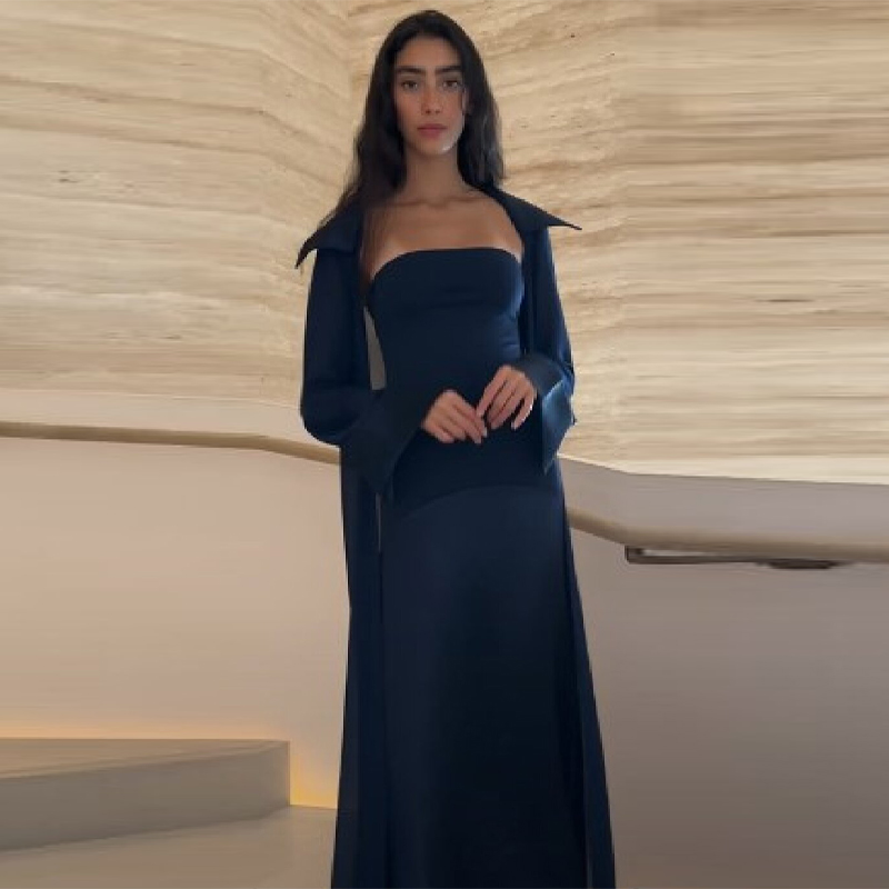 Retro Elegant Gown Modest Sati - Summer Clothing Women Sale recension och pris