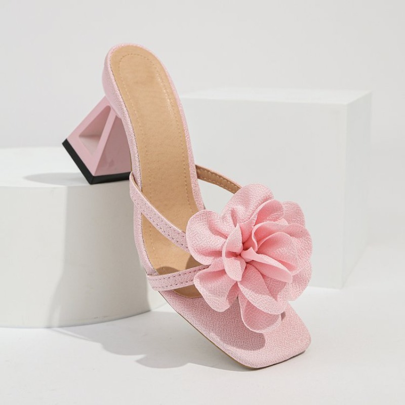 Womens 3D Flower Decor Sandals - Summer Clothing Elegant recension och pris