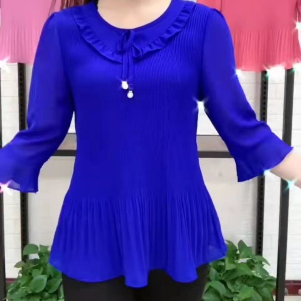 Autumn New Lace Crew Neck fash - Summer Clothing For 70 Year Old Woman recension och pris