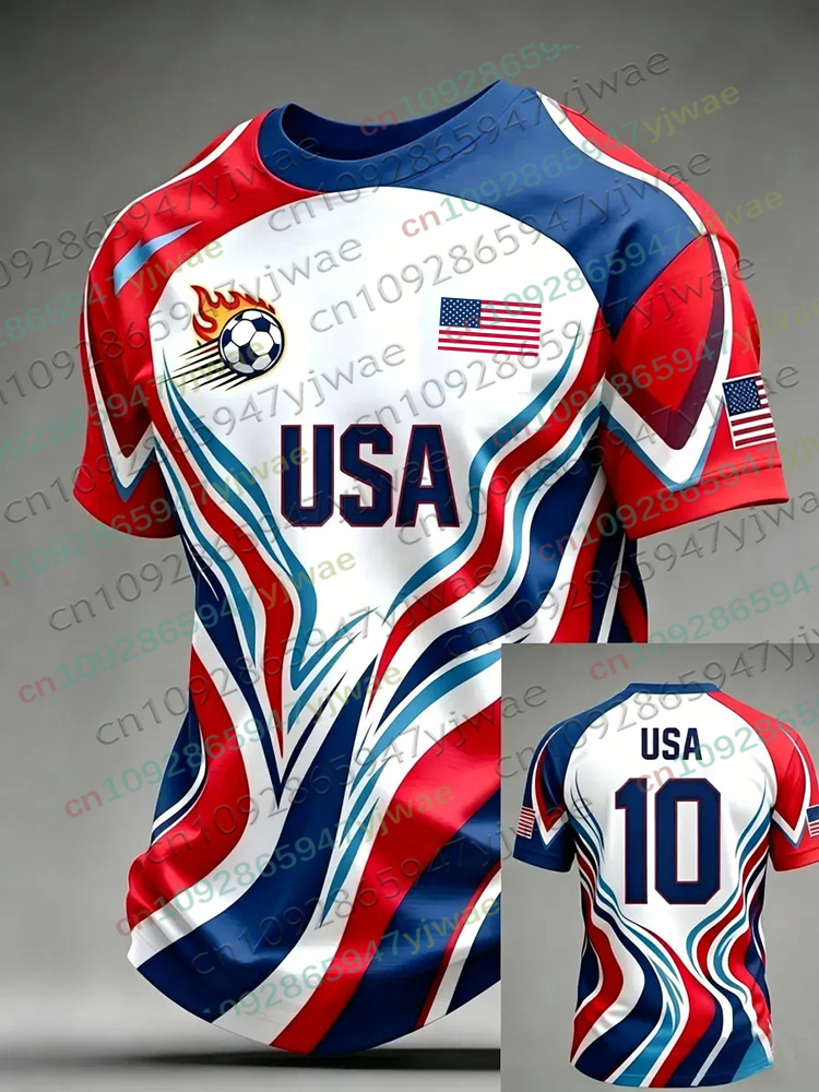 2026 America Soccer Jersey for - Summer Clothing For Teens recension och pris