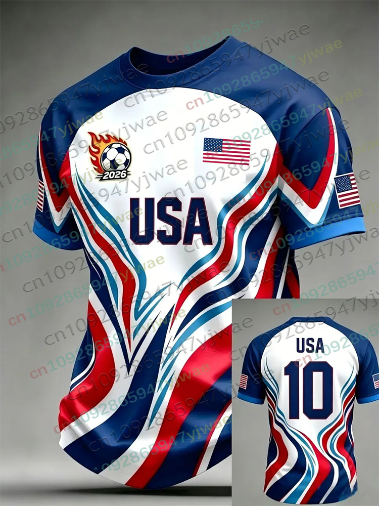 2026 America Soccer Jersey for - Summer Clothing For Teens recension och pris