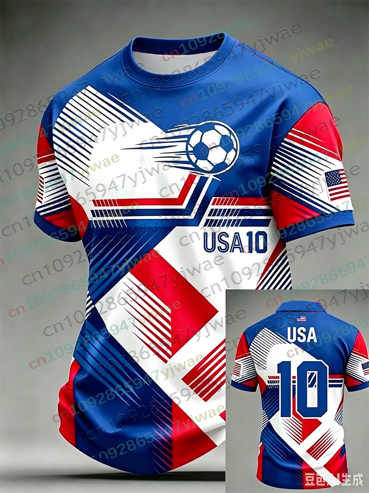 2026 America Soccer Jersey for - Summer Clothing For Teens recension och pris